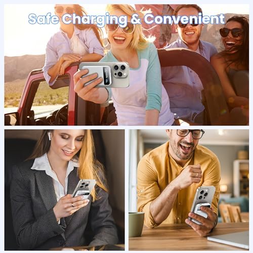 Revolutionary 3-in-1 Magnetic Power Bank 12000 m Ah – Ultra-Fast 22.5 W PD Charging with LCD Display, Wireless Compatibility for i Phone 12-16, i Watch, and Air Pods – Unmatched Portability and Efficiency for On-the-Go Power Solutions