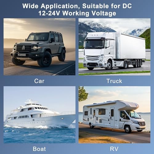 Starlink Mini Car Charger with 10 FT Power Cable – Ultra-Fast 12 V-48 V Cigarette Lighter Adapter Featuring Digital Display for Optimal Device Performance – Perfect for Road Trips and Daily Commutes