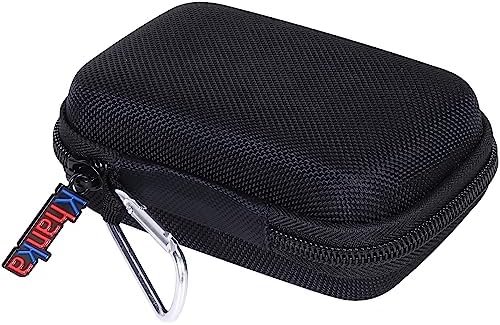 Khanka Compact Hard Shell Travel Case for Anker Mag Go 10000 m Ah Power Bank – Lightweight & Shockproof Protection for Apple Watch Charging – Ideal for Outdoor Adventures with Carabiner Clip – Dust & Water Resistant Storage Solution – Secure Design with Internal Buckle & Mesh Pocket for Accessories – Case Only, No Battery Included