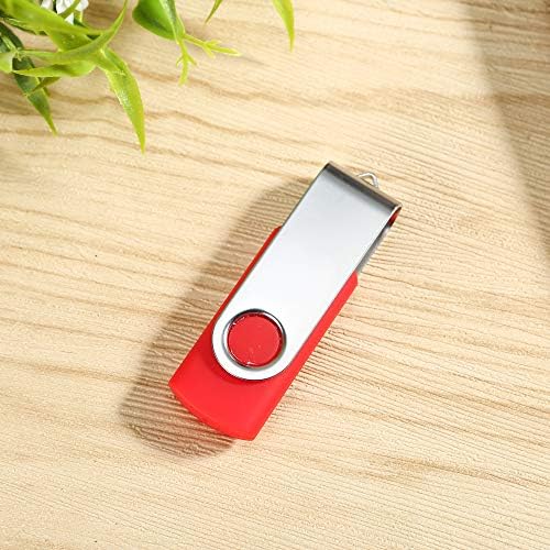 Alihelan 8 GB USB Flash Drive 5 Pack – Vibrant Swivel Memory Sticks with LED Indicator for Seamless Data Transfer, Ideal for Personal and Professional Use – USB 2.0 Portable Storage in Black, Red, Purple, Yellow, and White – Perfect for Easy File Sharing and Backup