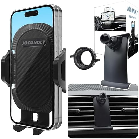 Adjustable Air Vent Car Phone Mount for 2016-2019 Explorer SUV – Thick Case Compatible Mobile Holder for Optimal Navigation & Hands-Free Operation – Quick Install Cradle for All Smartphones – Enhanced Safety & Versatility for Your Driving Experience