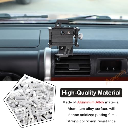 Revolutionize Your Driving with the Toyota FJ Cruiser Phone Mount: Secure Air Vent Holder for Hands-Free Navigation and Connectivity (2007-2021) – Universal Compatibility for All Mobile Devices, Effortless Installation, and Sleek Aesthetic Integration