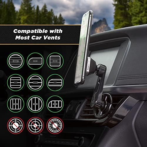Scosche Magic Mount Select Dual Pack – Premium Magnetic Car Phone Holder for i Phone & Android – Secure 360° Adjustable Mount for Hands-Free Driving – Ideal for Dash & Window Use – Durable Design for Enhanced Compatibility & Safety