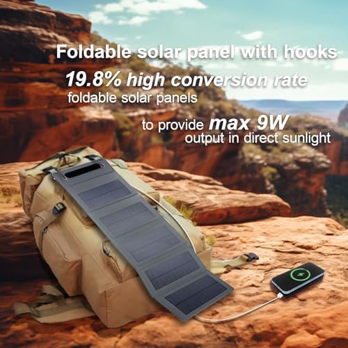 High-Efficiency 2-in-1 Solar Power Bank with Detachable Solar Panel – 10000 m Ah Portable Battery Pack for Outdoor Adventures, Featuring 15 W Wireless Charging, 20 W PD & 18 W QC3.0 Fast Charging, Dual USB Ports for Multiple Devices