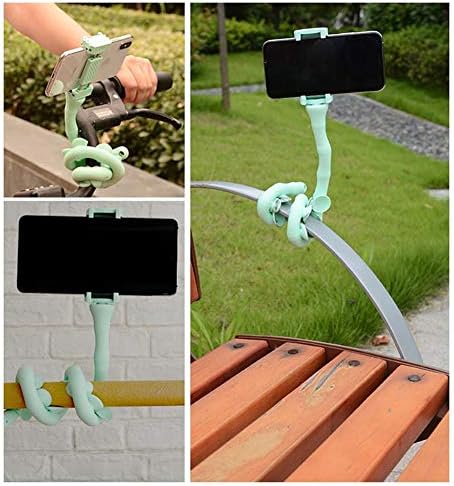 Cute Worm Cell Phone Holder, 360 Degree Rotating Bendable Flexible Phone Mount with Suction Cup Creative Phone Bracket for iPhone, Samsung, LG, Nexus, Nokia and More – Enhanced Compatibility and Speed