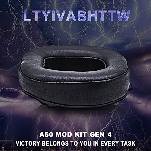 Upgrade Your Astro A50 Wireless Headset with Gen 4 Mod Kit – Premium Ear Cushion Replacement, Headband Foam & Microphone Pads for Ultimate Comfort and Enhanced Gaming Performance – Not Compatible with Gen 3