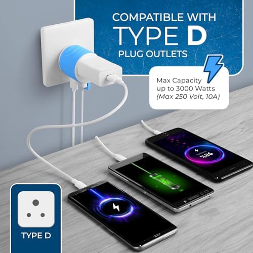OREI Switzerland Travel Plug Adapter with Dual USB Ports – Ultimate Type J Charging Solution for USA Devices – Fast, Efficient Power for i Phones, Laptops, Tablets & More – Essential Travel Accessory for Hassle-Free Connectivity