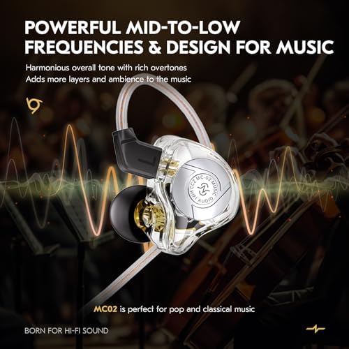 Unlock Superior Sound with CCZ MC02 Hi-Fi In-Ear Gaming Earbuds – Precision 10 mm Dynamic Drivers for Crystal-Clear Audio, Innovative Patented IEMS Tips for Unmatched Comfort, Zero-Latency Wired Connectivity for Seamless Gameplay, Sleek Dark Black Design Perfect for Gamers and Students, Enhanced Compatibility with PCs and Laptops, Ultra-Lightweight and Portable for Effortless Listening Anywhere, Ideal for Immersive Gaming and Focused Learning Sessions.