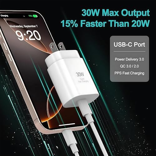 Experience lightning-fast charging with the 45 W Samsung Super Fast Phone Charger, featuring a 10 FT USB-C charging cable for ultimate flexibility. Designed for Samsung Galaxy S25 Ultra, S24+, S23, and more, this high-performance charger combines efficiency and safety with its advanced overheating and overcharging protection. Say goodbye to long wait times and enjoy the convenience of rapid power delivery that fits seamlessly into your busy lifestyle. The durable construction ensures longevity, making it an essential accessory for home, office, or travel. Maximize your productivity and keep your devices charged and ready for action with this versatile and reliable fast charger, tailored for modern users who demand speed and performance.
