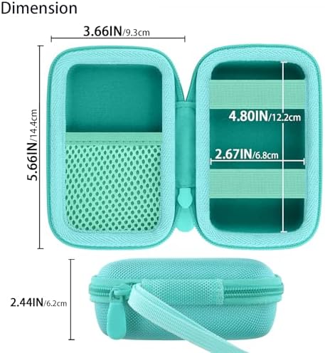 co2 CREA Green Hard Case for Anker Mag Safe UFO 3-in-1 Mag Go Wireless Charger Station – Travel-Friendly Foldable Charging Pad Protector with Enhanced Compatibility and 15 W Fast Charging Capability, Ideal for On-the-Go Charging Solutions