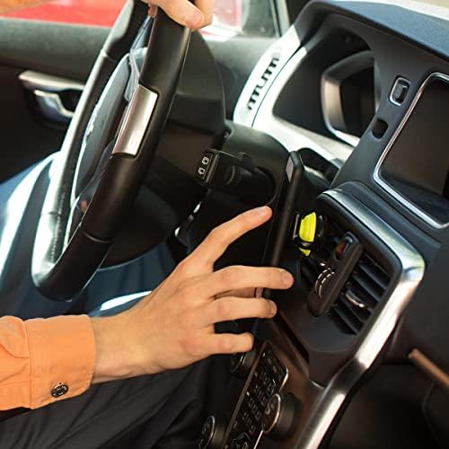 Universal Pop Sockets Car Vent Mount: Hands-Free Phone Holder for Safe Driving – Sleek Black Design with Enhanced Compatibility for All Smartphones – Lightweight & Portable Accessory for Easy Installation and Removal – Perfect for GPS Navigation and Calls