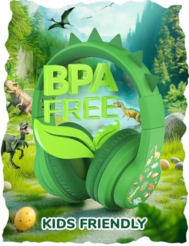 i Clever Kids Headphones: Safe 85 d B Volume-Limited Over-Ear Stereo Sound for Children – Foldable, Lightweight, and Compatible with i Pads and Computers for Easy Travel and Learning