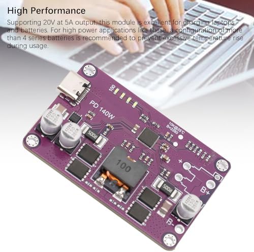 Next-Gen 140 W PD3.1 Power Bank Module – Premium Type C Charging Board with 5 V 3 A & 20 V 5 A Output, Integrated QC2.0/QC3.0 Support for Unmatched Device Compatibility, Efficient Mobile Power Circuit for Rapid Charging Solutions