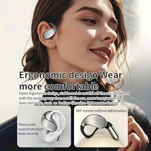 Revolutionary AI Translation Earbuds – Advanced Wireless Open-Ear Headphones with Superior Noise Cancellation and Hi-Fi Sound Quality, Supporting 144 Languages for Effortless Global Communication – LCD Touch Display for Intuitive Control – Perfect for Travelers, Professionals, and Language Enthusiasts – Elevate Conversations and Audio Playback with the Q16 Pro AI