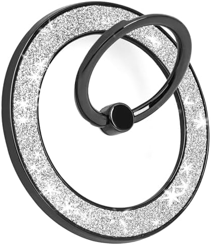 LIZIMANDU Mag Safe Magnetic Phone Holder – Rose Gold Finger Ring Stand for i Phone 15 Pro Max/Plus and Compatible Smartphones – Stylish Grip with 360-Degree Rotation, Effortless Installation, Wireless Charging Ready, Durable Accessory for Everyday Functionality and Fashion