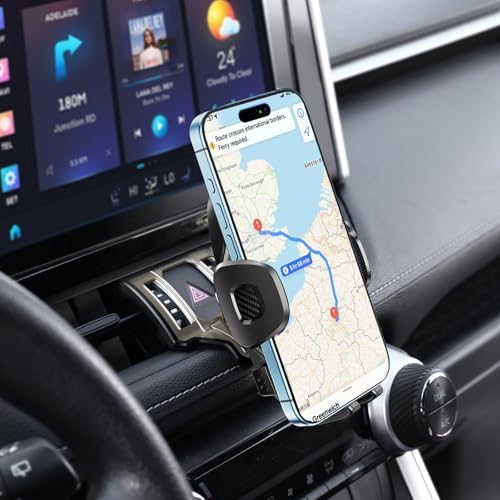 ELOHEI Custom Phone Mount for Volkswagen Golf 8 MK8 R GTI (2020-2024) – Ultimate Car Phone Holder for Enhanced Driving Experience, Quick-Release Design, 360-Degree Rotation, and Exceptional Compatibility with All Smartphone Sizes – Essential VW Golf Accessory for Navigation and Hands-Free Use