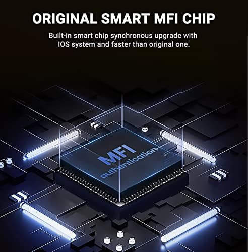 Premium 6 FT Black i Phone Charger Cord 3-Pack – MFi Certified Lightning to USB-A Fast Charging Cable for i Phone 14/13/12/Pro/Max/SE/8/7/6/i Pad/Air Pods – Enhanced Durability and Rapid Data Syncing for Everyday Use