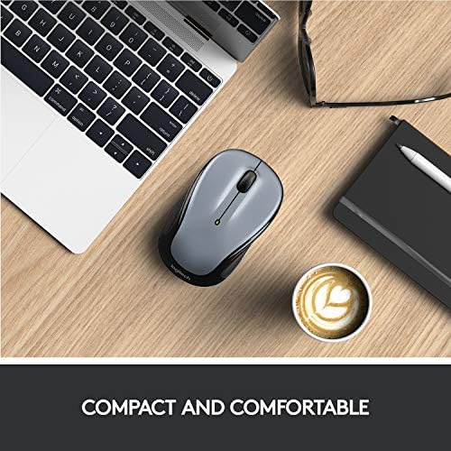 Vibrant Twinkle Teal Logitech Doodle Collection M325 c Wireless Optical Mouse – Ergonomic Design for Ultimate Comfort, 5 Customizable Buttons, Long Battery Life & Reliable 2.4 GHz Connectivity for Enhanced Productivity and Style in Your Workspace