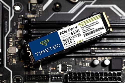 Timetec 512 GB NVMe PCIe Gen3 M.2 2280 SSD – Unmatched Speed and Reliability for Gamers and Creators – Experience Blazing Read Speeds of Up to 2,000 MB/s and Write Speeds of 1,600 MB/s – Perfect Upgrade for Enhanced Performance and Seamless Multitasking in PCs and Laptops – Elevate Your Data Storage with Advanced 3 D NAND Technology for Lasting Durability and Lightning-Fast Transfers – Compact M.2 2280 Form Factor Designed for Effortless Installation and Maximum Compatibility – Transform Your Workflow and Gaming Experience with a High-Performance Solid State Drive That Redefines Speed and Efficiency.