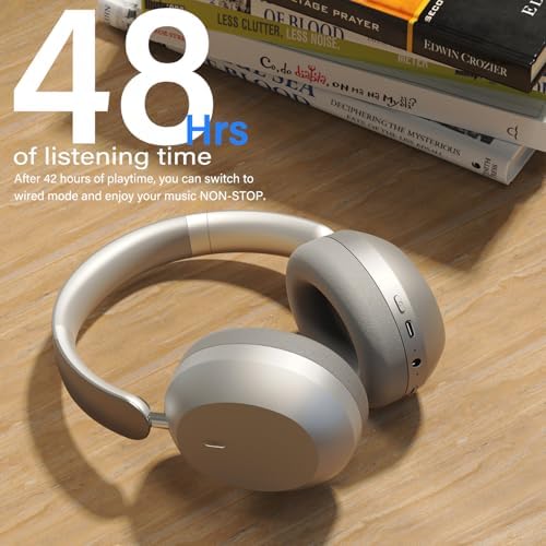 Purple Y05 Wireless Over-Ear Headphones – Unmatched 48-Hour Playtime, Premium Audio Performance, Travel-Friendly Foldable Design, Luxurious Soft Earpads for Ultimate Comfort – Versatile Compatibility & Enhanced Listening Experience
