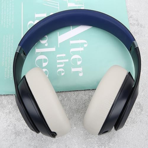 Ultimate Comfort Earpad Upgrade for Beats Studio Pro Wireless Headphones – Luxurious Sandstone Protein Leather with Superior Noise Isolation Foam for Unmatched Audio Clarity and Enhanced Listening Experience