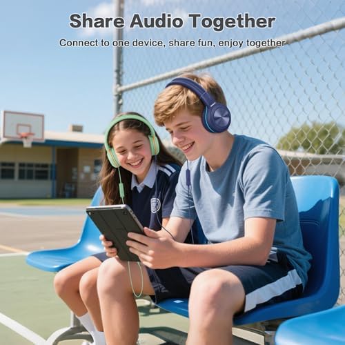 SIMOLIO 2-Pack Foldable Wired Headphones with Volume Limiter – Lightweight & Comfortable 3.5 mm Audio Solution for Kids and Adults – Perfect for Travel, Home, Office, Music, Gaming, and Calls – Exceptional Sound Quality and Durability