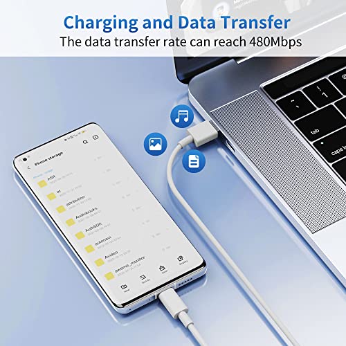 High-Speed 120 W USB Type C Charging Cable – Turbo Charge for Xiaomi & Redmi Devices | 6 A Fast Data Sync Cable | 3.3 FT Length | Pack of 2 – Durable & Versatile Power Solution for Rapid Charging Needs