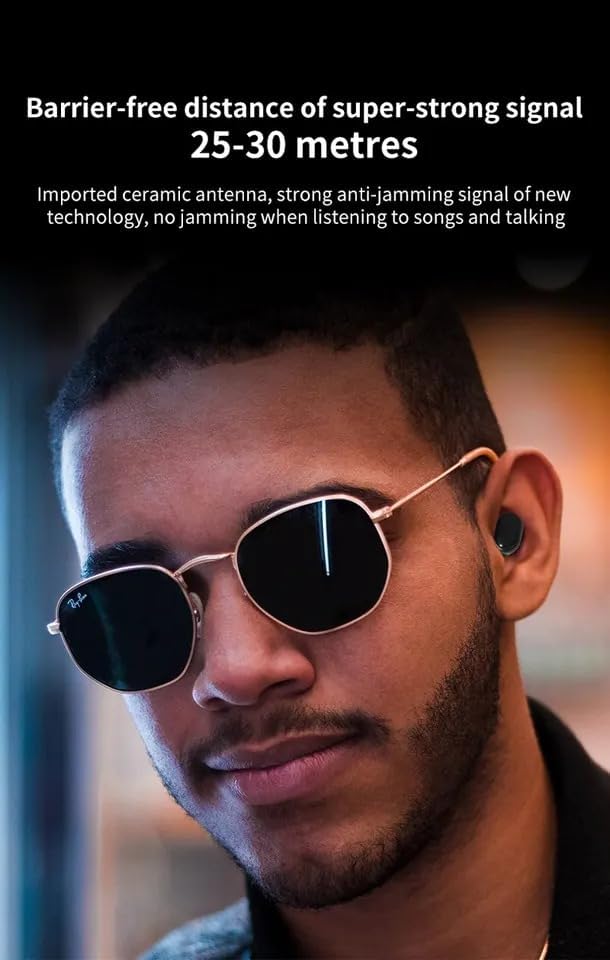 Ayaa Active Noise Cancelling Wireless Earbuds – Waterproof TWS Headphones for i Phone & Android – High-Definition Audio for Workouts, Gaming & Music – Portable Mini Design for Ultimate Convenience and Durability