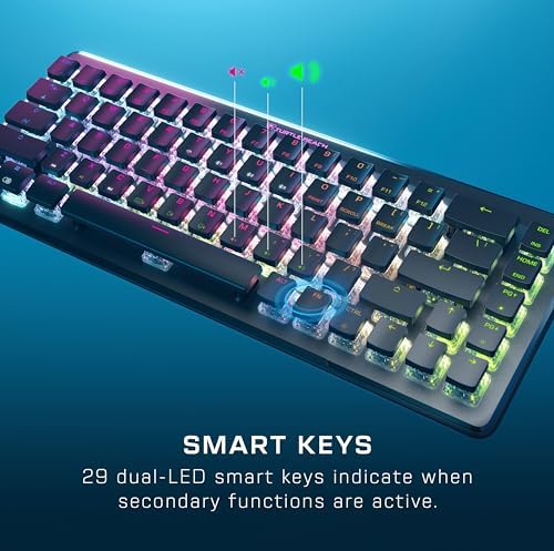 Experience Unmatched Gaming Precision with Turtle Beach Vulcan TKL Tenkeyless Mechanical Keyboard – Linear Titan Switch, Customizable AIMO RGB Lighting, Durable Aluminum Build, and Portable USB-C Connectivity for Ultimate Performance and Style
