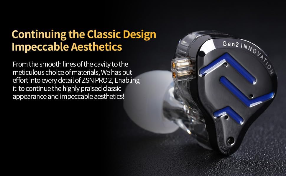Elevate Your Audio Experience with KZ ZSN Pro X Wired Earbuds – Premium Hybrid IEMs Featuring 1 BA & 1 DD for Rich Bass and Crystal Clear Sound, Ergonomic Comfort for All-Day Wear, Detachable Cable for Personalization, Perfect for Musicians and Audiophiles, Stylish Gold Finish Enhancing Device Compatibility