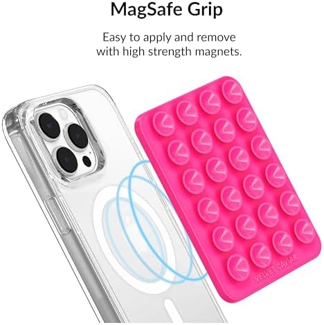 Transform Your Mobile Interaction with the VELVET CAVIAR Mag Safe Suction Cup Phone Case Mount – Superior Silicone Grip for Effortless Selfies and Secure Navigation. Featuring an Elegant Nude Beige Finish, This Premium Phone Accessory Ensures Stability for Streaming and Video Calls. Experience Unmatched Convenience with a Durable, Easy-to-Clean Design Perfect for On-the-Go Lifestyles. Ideal for Enhanced Usability, This Innovative Mount Keeps Your Device Within Arm’s Reach While Elevating Your Everyday Tasks with Style.