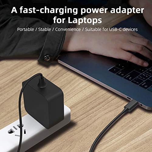 Ultra-Fast USB C Laptop Charger 65 W for Samsung Devices – Compatible with Chromebook 4, Galaxy Book Pro 360, and More – Universal Power Adapter for Quick Charging of Laptops, Tablets, and Smartphones – Enhanced Safety Features and Versatile Compatibility – Ideal for Samsung Galaxy Tab A, Note Series, and HP Chromebooks – Perfect for On-the-Go Professionals and Students – Experience Lightning-Speed Charging and Reliable Performance with Our Premium Charger