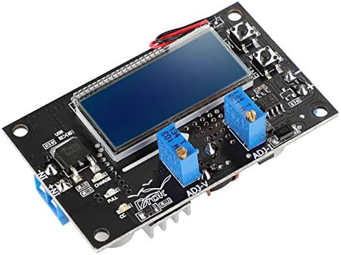 DROK Dual Pack Adjustable DC Voltage Regulator: 24 V to 12 V Step Down Converter with USB Charging Port, Versatile 6 V-32 V Input Range, 5 A Output for Optimal Efficiency and Reliable Power Management Solutions