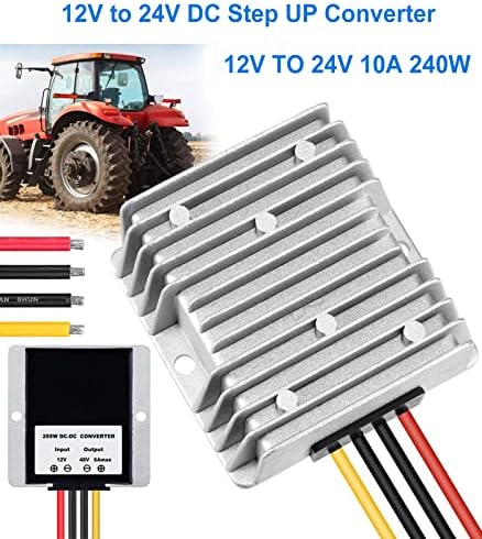 High-Performance 48 V to 12 V DC-DC Step Down Converter by Eagwell – 120 W Power Supply with Built-in Fuse for Maximum Safety – Perfect for Golf Carts, Scooters, RVs, and Marine Use – Reliable Voltage Reduction for Enhanced Device Efficiency and Versatility