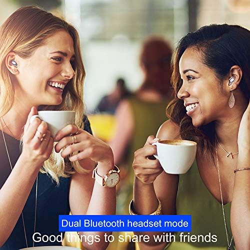 Sleek Rose Gold Mini Wireless Earbuds – Bluetooth 5.0 TWS Headphones with IPX7 Waterproof Rating, Hi-Fi Stereo Sound & Compact Charging Case for Seamless Audio on i Phone, Samsung & Android Devices – Perfect for Sports & Daily Use