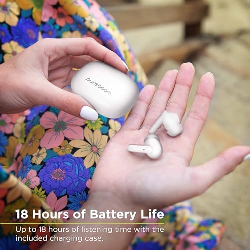 Experience Superior Sound with Pure Gear Pure Boom Wireless Earbuds – Touch Control In-Ear Headphones for i Phone, Android, and More – Ultimate Comfort and Seamless Connectivity for Music Lovers and Professionals