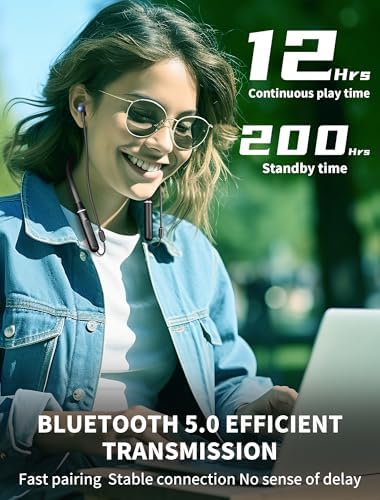 Health-Conscious EMF-Free Air Tube Headphones – Premium Sound Quality with 12-Hour Battery Life, Ergonomic Design for Comfort, Integrated Volume Control, and Built-in Microphone – Perfect for Work, Exercise, Sleep, and Virtual Meetings – Ideal Choice for Audiophiles Prioritizing Safety and Performance