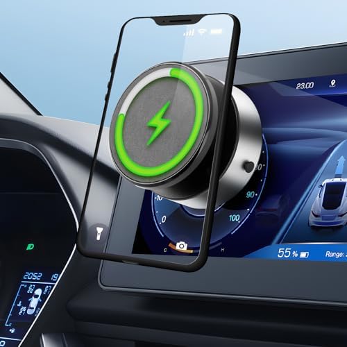 Revolutionary 360-Degree Suction Cup Phone Mount – Universal Magnetic Holder for All Smartphones, Perfect for i Phone and More – Effortless Hands-Free Navigation and Quick Access – Sleek Black Design for Any Car Interior – Ultimate Driving Convenience and Safety