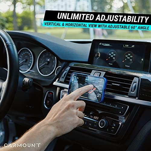 Revolutionary F1 Dashboard Car Mount | Magnetic Phone Holder with Ultra-Strong 8 X N52 Magnets | 360° Adjustable Viewing for All Smartphones | Universal Magnetic Car Mount for Enhanced Driving Safety and Convenience