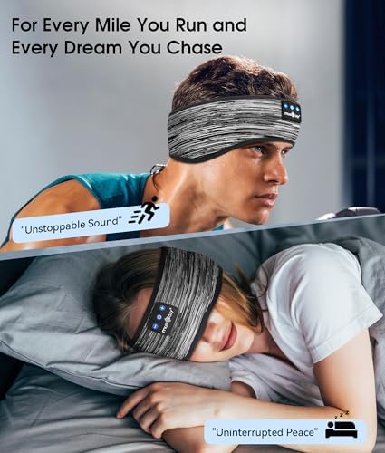 Revolutionary Bluetooth 5.4 Sleep Mask Headphones with Superior HD Sound Quality – Ultimate Comfort Music Headband Perfect for Travel, Yoga, and Running – Exceptional Gift Option for All, Featuring Unmatched Compatibility for an Elevated Listening Experience