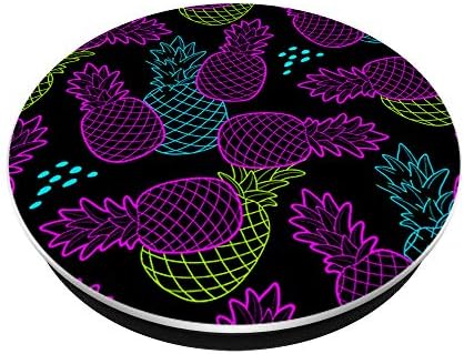Aloha Beach Paradise Tropical Fresh Colorful Pineapple Fruit PopSockets PopGrip: Swappable Grip for Phones & Tablets – Enhanced Compatibility and Speed
