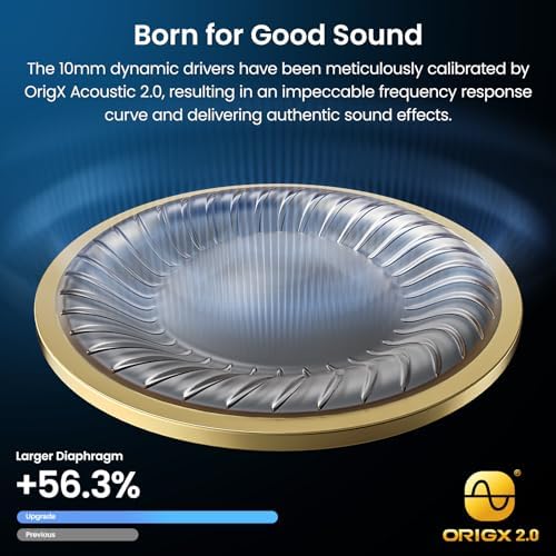 TOZO T12 Advanced Wireless Earbuds – Bluetooth 5.3 Noise Cancelling Headphones with ENC Mic, Unmatched 55-Hour Playtime, App-Customizable EQ, IPX8 Waterproof Protection, LED Display for Optimal Sound Experience – Perfect for Music Lovers and Active Lifestyles