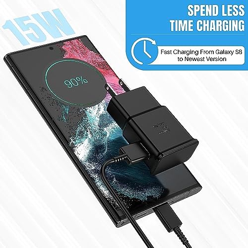 Ultra-Fast Charging Block for Samsung & LG Devices – Quick Charge Wall Adapter for Galaxy S22, S21, S20, Note 10/9/8, G5/G6/G7 – 3-Pack Travel Charger Set for Maximum Efficiency and Versatility