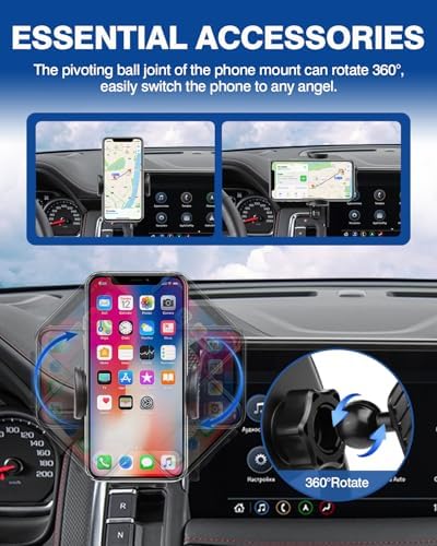 Autorder 360-Degree Rotating Car Phone Holder for Toyota Corolla 2019-2025 & Corolla Cross 2022-2025 – Hands-Free Air Vent Mount for Optimal Navigation & Communication – Durable & Sleek Design for Enhanced Driving Safety and Convenience