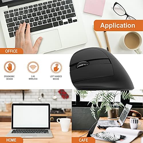 Discover Unmatched Comfort with the J-Tech Digital Ergonomic Left Hand Mouse – Wireless & Adjustable DPI for Enhanced Precision, Perfect for Windows & Mac Users! Experience the ultimate in ergonomic design tailored specifically for left-handed individuals. This wireless mouse features a clutter-free 2.4 GHz nano transceiver, ensuring seamless connectivity and mobility. Enjoy customizable sensitivity with adjustable DPI settings of 800, 1200, 1600, and 2400, allowing you to tailor your mouse performance for any task—from casual browsing to intricate graphic design. Powered by a single AA battery, this mouse offers long-lasting operation without the hassle of frequent changes. Its innovative shape not only reduces wrist strain but promotes a healthier posture, making it ideal for extended use. Crafted from durable materials, the J-Tech Digital Ergonomic Left Hand Mouse guarantees reliability and ease of maintenance. Elevate your productivity and comfort today with a mouse designed to meet the unique needs of left-handed users!