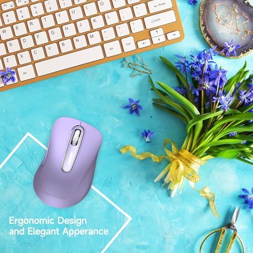 Upgrade Your Workflow with the Memzuoix 2.4 G Wireless Mouse – Ergonomic and Portable 1400 DPI USB Mouse for Laptop, PC & Desktop | 5 Customizable Buttons for Ultimate Control | Ideal for Professionals and Casual Users Alike