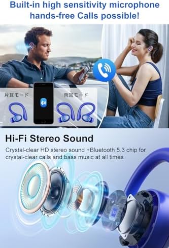 Revolutionize Your Audio Experience with 60-Hour Playtime Bluetooth 5.3 Wireless Earbuds – Advanced Noise Cancelling for Crystal Clear Sound, IPX7 Waterproof Durability, Real-Time LED Battery Monitoring, Ideal for Athletes and Outdoor Enthusiasts (RED)