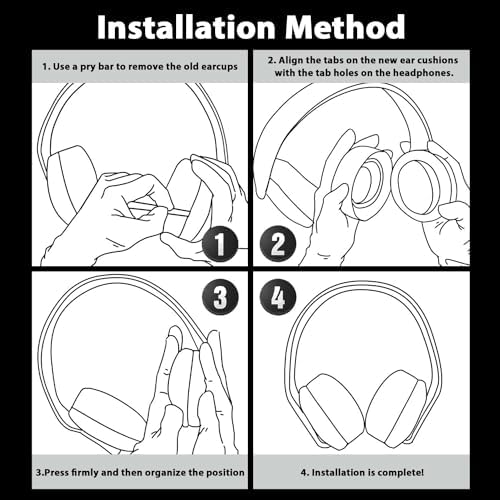 Elevate Your PS5 Gaming with Premium Memory Foam Ear Pads – Noise-Isolating Replacement Cushions for Sony Pulse 3 D Wireless Headset – Soft Mesh Fabric for Unmatched Comfort & Long-Lasting Durability – Black Finish for Seamless Style