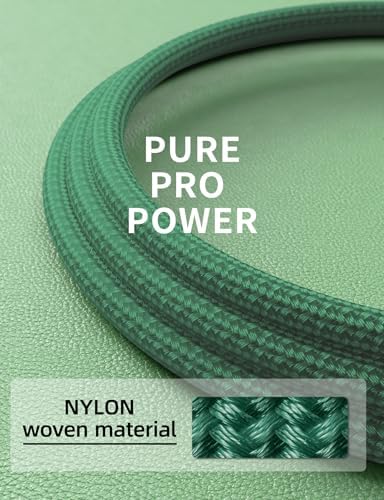 10 FT USB-C to USB-C Charging Cable 2-Pack – Premium Fast Charge & Data Transfer Solution for i Phone 16, Samsung Galaxy S23, LG, Nintendo Switch – Flexible, Durable Nylon Braided Design for Ultimate Convenience and Longevity