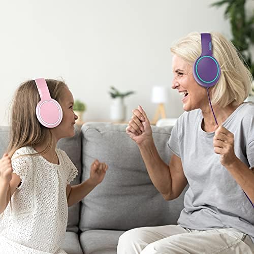 RORSOU R10 Over-Ear Headphones – Lightweight Hi-Fi Stereo Sound with Integrated Microphone for Crisp Bass and Clarity, 1.5 M Tangle-Free Cable, Perfect for Smartphones, Tablets, and PCs – Ultimate Comfort and Portable Design for Music Lovers on the Move